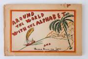 Hendrik Willem Van Loon "Around the World with the Alphabet" [Simon and Schuster, New York 1935] WARMLY INSCRIBED TO JASCHA HEIFETZ BY HENDRIK VAN LOON on the front free endpaper. Dustjacket, with some loss at the spine.&nbsp;Heifetz was both an avid reader an
