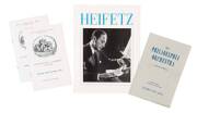 1944 - 1954 group of personal concert programs which feature performances by Jascha Heifetz: