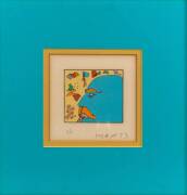 PETER MAX (1906-1978) Great Man, 1973 lithograph; edition A/P; editioned, signed and dated to margin, 9 x 10 cm. PROVENANCE: Gift to Jay Heifetz