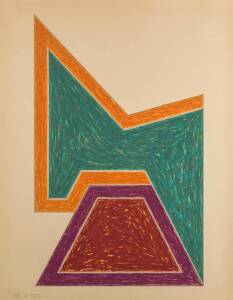 FRANK STELLA (BORN 1936) Wolfeboro, 1974 (from Eccentric Polygons) lithograph/screen print; editioned 85/100; 56.5 x 43.5 cm PROVENANCE:Gemini Gallery, G.E.L., Los Angeles, 1978