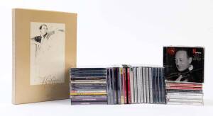 A collection of 41 CD's (all new, with original cellophane wrapping) covering the incredible 65 years of Heifetz recorded performances. Accompanied by a boxed set of 3 cassettes from the Time-Life Great Performers series with accompanying booklet and comm