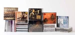 A collection of 39 CD's (all new, with original cellophane wrapping) covering the incredible 65 years of Heifetz recorded performances. Also, boxed sets which include significant performances by him: "The Philadelphia Orchestra - The Centennial Collection