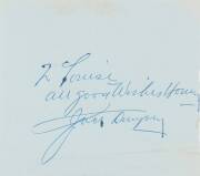 A collection of autographed letters, photographs and pages, most collected by Jascha Heifetz, some for his young son, Jay. Includes Edward G. Robinson signed photograph; Sonny & Cher signed photograph; Jack Dempsey signed autograph page; J. Edgar Hoover M - 4