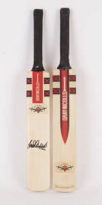 TREVOR CHAPPELL signed Gray-Nicolls "Excalibur" miniature cricket bats. Wholesale opportunity. VG condition.