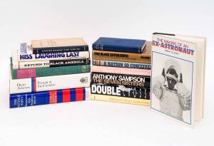 AMERICA: History, politics, personalities. All hard covers. Includes ANNABELLE BUCAR "THE TRUTH ABOUT AMERICAN DIPLOMATS" [1949, First edition] and LEROY S. HODGES JR "PORTRAIT OF AN EXPATRIATE - WILLIAM GARDNER SMITH, WRITER" [1985, First edition].