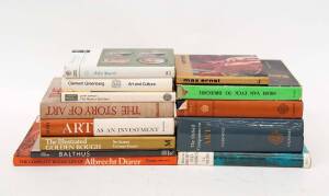 ART: A reference library, mostly hard cover with dust jackets, including Berenson's two volumne books "Italian Pictures of the Renaissance".