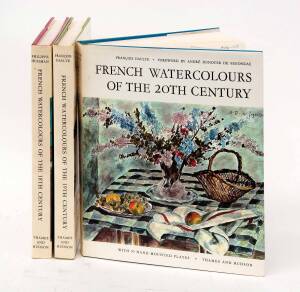 DAULTE, Francois: "FRENCH WATERCOLOURS OF THE 20TH CENTURY" [London, 1968, Thames and Hudson]; large format hard cover with dust jackets