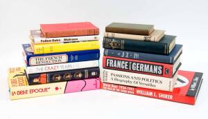 EUROPE: HISTORY, POLITICS, PERSONALITIES. Large colelction, mainly French, German, Russian, 20th Century. All hard cover, almost all with dust jackets. 