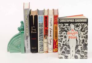 MODERN FIRST EDITIONS: All hardcover with dust jackets. Including ERNEST HEMINGWAY "A MOVEABLE FEAST" [1964], CHRISTOPHER ISHERWOOD "A SINGLE MAN" [1964] and RICHARD WRIGHT "LAWD TODAY" [1965].&nbsp;