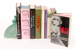 NABOKOV, VLADIMIR: Novels, biographies and critiques. Ten books including "PALE FIRE" [1962], "INVITATION TO A BEHEADING" [1960], and "LOLITA" [1965].