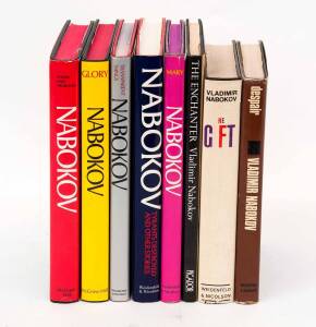 NABOKOV, Vladimir: A collection of hard cover novels and short stories; all with dust jackets. (8 volumes). Includes "despair", "The Gift", "Mary", etc.