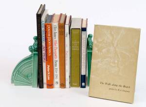 POETRY: ASIA, AUSTRALIA, EUROPE. Including LAURENCE COLLINSON "THE MOODS OF LOVE" [1957, First edition, SIGNED and NUMBERED], R.A. SIMPSON "THE WALK ALONG THE BEACH" [1960, First edition, SIGNED and NUMBERED], and KATH WALKER "MY PEOPLE" [1976].