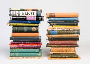 POETRY & PLAYS: A collection; including Countee Cullen, T.S.Eloit, Erich Fried, Thom Gunn, R.D.Laing, Nadezhda Mandelstam, Ezra Pound, Rainer Maria Rilke, Ivan Turgenev, Francois Villon, etc. (35 volumes).