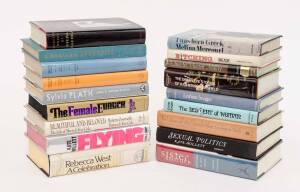 WOMEN WRITERS & SEXUAL POLITICS: Eight books, all hard cover, range of topics and authors - Gertrude Stein, Germaine Greer, Sylvia Plath etc. Including LOUISE DESALVO and MITCHELL. A. LEASKA (eds.) "THE LETTERS OF VITA SACKVILLE-WEST TO VIRGINIA WOOLF" [1