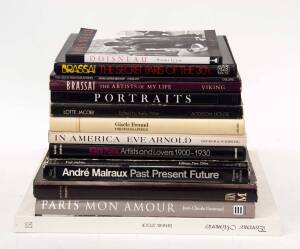 PHOTOGRAPHY: A group of mainly hard cover books; subjects including Brassai, Freund, Melraux etc