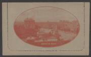 Letter Cards - LETTER CARDS: 1924-25 1&frac12;d Perf 12&frac12; Scarlet ""SPRING ST. MELB" (cracked plate) [BW:LC55(126)] CTO at GPO MELBOURNE 14 May 1924 for UPU distribution. Cat $200; minor perf split.
