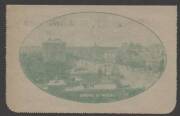 Letter Cards - LETTER CARDS: 1923-24 1&frac12;d Perf 12&frac12; Emerald "SPRING ST MELB", [BW:LC51.126] postally used. Cat.$250.
