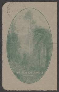 Letter Cards - LETTER CARDS: 1923-24 1&frac12;d Perf 12&frac12; Emerald "THE GILDEROY RANGES" [BW:LC51(52)] fine postally used.