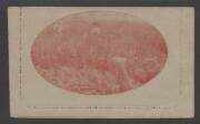 Letter Cards - LETTER CARDS: 1924-25 1&frac12;d Perf 12&frac12; Scarlet "PINEAPPLES" (pickers) [BW:LC55(102B) unsued. Cat.$400.