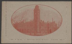 Letter Cards - LETTER CARDS: 1924-25 1&frac12;d Perf 12&frac12; Scarlet "GPO HOBART", [BW:LC55(58B)] superb CTO with 14 May 1924 Melbourne cds for UPU distribution. Cat.$150.
