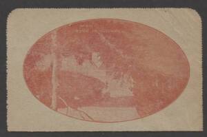 Letter Cards - LETTER CARDS: 1924-25 1&frac12;d Perf 12&frac12; Scarlet "HAWKESBURY RIVER/NSW" (faults), [BW:LC55(62)] postally used. Cat.$150.