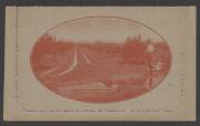 Letter Cards - LETTER CARDS: 1924-25 1&frac12;d Perf 12&frac12; Scarlet ""MURRUMBIDGEE IRRIGATION SCHEME..." &nbsp;[BW:LC55(88)] CTO at GPO MELBOURNE 14 May 1924 for UPU distribution. Cat $250. Extremely rare; minor perf split.