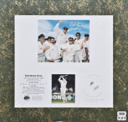 THE GREAT CAPTAINS, signed prints of Sir Donald Bradman, Richie Benaud, Ian Chappell & Mark Taylor, each numbered 96/350, each window mounted, framed & glazed, each overall 44x42cm. With CoAs.