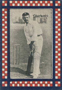 1902 McCracken's City Brewery "Cricketers" card "T.Hayward". G/VG. Rare.