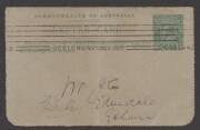 Letter Cards - LETTER CARDS: 1923-24 1&frac12;d Perf 12&frac12; &nbsp;Emerald "ZOO ADELAIDE S.A." (minor faults), [BW:LC51(142D)]. Cat.$250. - 2