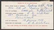 Commonwealth Postal History - 1962 Dunlopillo&nbsp;business reply postcard returned unfranked as intended with 6d Postage Due affixed tied &euro;&tilde;BANKSTOWN/26JA62/N.S.W-AUST&euro;&trade; cds to pay 5d domestic postcard rate plus 1d business reply fee, couple of minor blemishe - 2