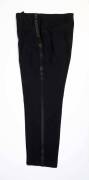 Jascha Heifetz's performance clothing: The two-piece woolen tails; jacket with satin lapels and lining; the formal trousers with satin striping. Crafted by Degez of Fifth Avenue in New York with a personalized label completed in manuscript "Jascha Heifetz - 2