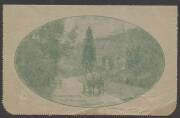 Letter Cards - LETTER CARDS: 1923-24 1&frac12;d Perf 12&frac12; &nbsp;Emerald "MT LOFTY RANGES" (small faults), [BW:LC51(84B)] postally used. Cat.$100.
