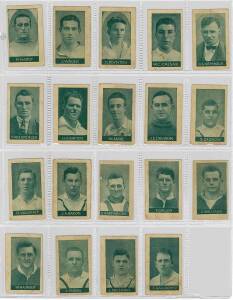 1925 Allens "Footballers" (soccer & rugby), part set [19/54]. Fair/G. Scarce