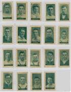 1925 Allens "Footballers" (soccer & rugby), part set [19/54]. Fair/G. Scarce