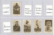 1934 MacRobertsons "½d Champions" [47/72], including 8 footballers. Fair/G. Rarity 7. - 2