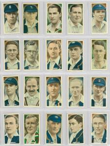 1935 Ardath "Cricket, Tennis & Golf Celebrities", complete set [50]. G/VG.