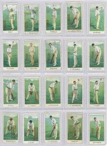 1903 Wills (Australia) "Australian & English Cricketers", complete set [25]. Fair/VG.