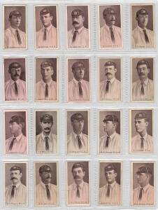 1905 Sniders & Abrahams "Australian Cricket Team", complete set [15] + 18 spares. Poor/G. (Total 33).