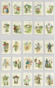 1905 Wills (Australia) "Sporting Terms", complete set [25], with cricket, cycling & football terms. G/VG.