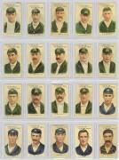 1907 Wills (Australia) "Prominent Australian & English Cricketers" (1-50), complete set [50]. Fair/VG. Difficult set to find in this condition.