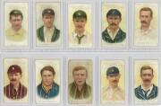 1907 Wills (Australia) "Prominent Australian & English Cricketers" (51-73, Grey captions), complete set [24]. Poor/G. - 2