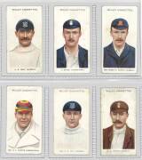 1908 Wills "Cricketers" (WILLS's with small s), part set [30/50]. Fair/VG.