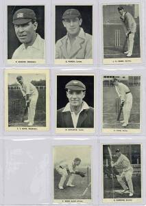 1924 D.C.Thomson (Rover & Vanguard) "Cricketers", almost complete set [21/24]. One creased, others Fair/VG.