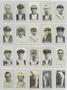 1925 Morris "Australian Cricketers", complete set [25]. G/VG.