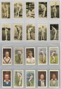 1926-28 Wills "English Cricketers" [25] & "Cricketers, 1928" [50]. Mainly G/VG.