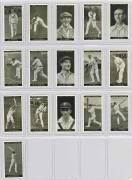 1928 Ogdens "Australian Test Cricketers 1928-29", complete set [36], noted Don Bradman, Archie Jackson & Jack Hobbs. G/VG. - 2