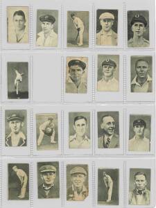 1928 Hoadleys "Australian Cricketers", almost complete set [31/33]. One Poor, others Fair/G. Scarce.