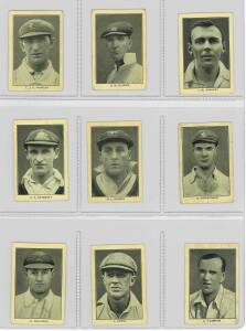 1928 Amalgamated Press (Champion & Triumph) "Famous Australian Cricketers", complete set [16]. Fair/G.