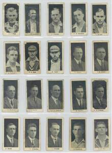 1929 Morrows (Australia) "Dinkum Sports - Cricketers", part set [20/42]. Poor/G. Very scarce.