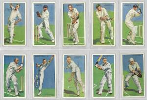 1930 Players "Cricketers 1930", complete set [50]. Mainly G/VG.